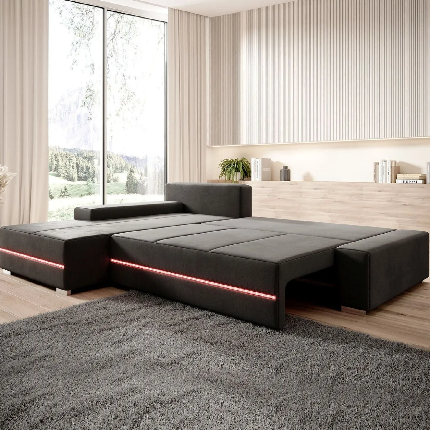Sofa Davos mit LED