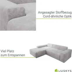 Sofa in L-Form Vals