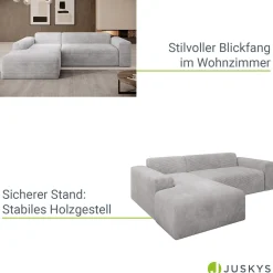 Sofa in L-Form Vals
