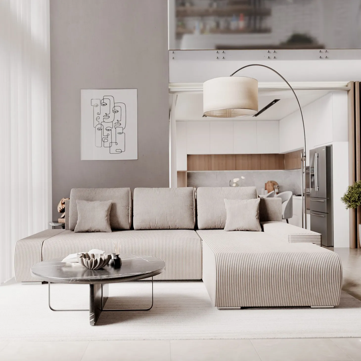 Sofa Iseo mit Schlaffunktion