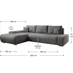 Sofa Iseo mit Schlaffunktion