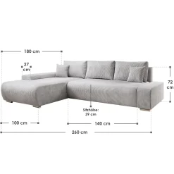 Sofa Iseo mit Schlaffunktion