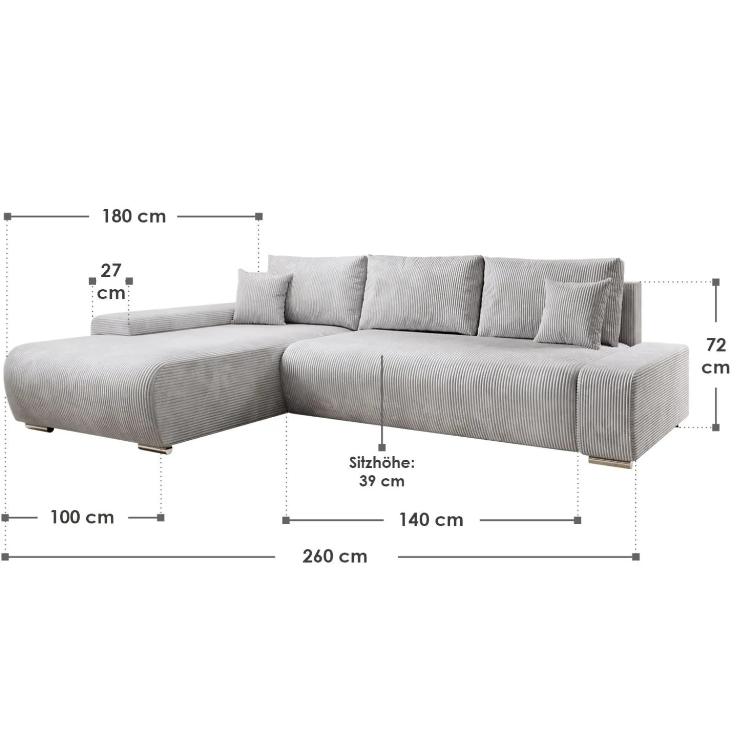 Sofa Iseo mit Schlaffunktion