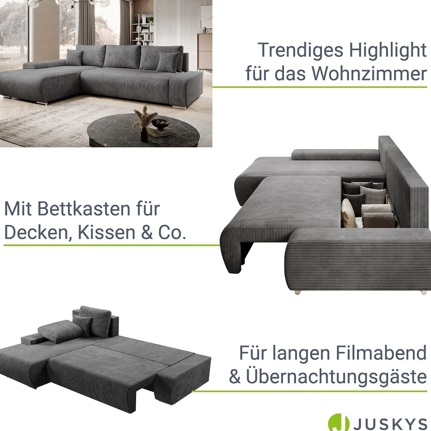Sofa Iseo mit Schlaffunktion