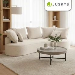 Sofa Tirano mit Ottomane & Dekokissen