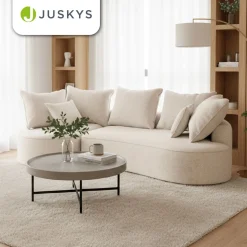 Sofa Tirano mit Ottomane & Dekokissen