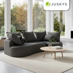 Sofa Tirano mit Ottomane & Dekokissen