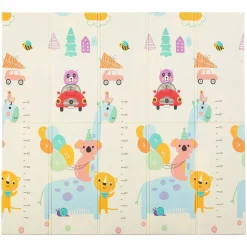Spielmatte 180 x 200 cm mit diversen Tiermotiven