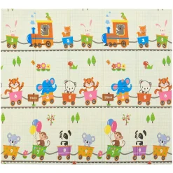 Spielmatte 180 x 200 cm mit diversen Tiermotiven