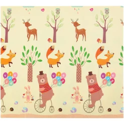 Spielmatte 180 x 200 cm mit diversen Tiermotiven