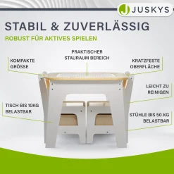 Spieltisch mit zwei Stühlen Milou