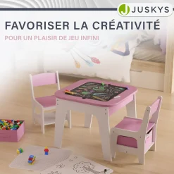 Spieltisch mit zwei Stühlen Milou