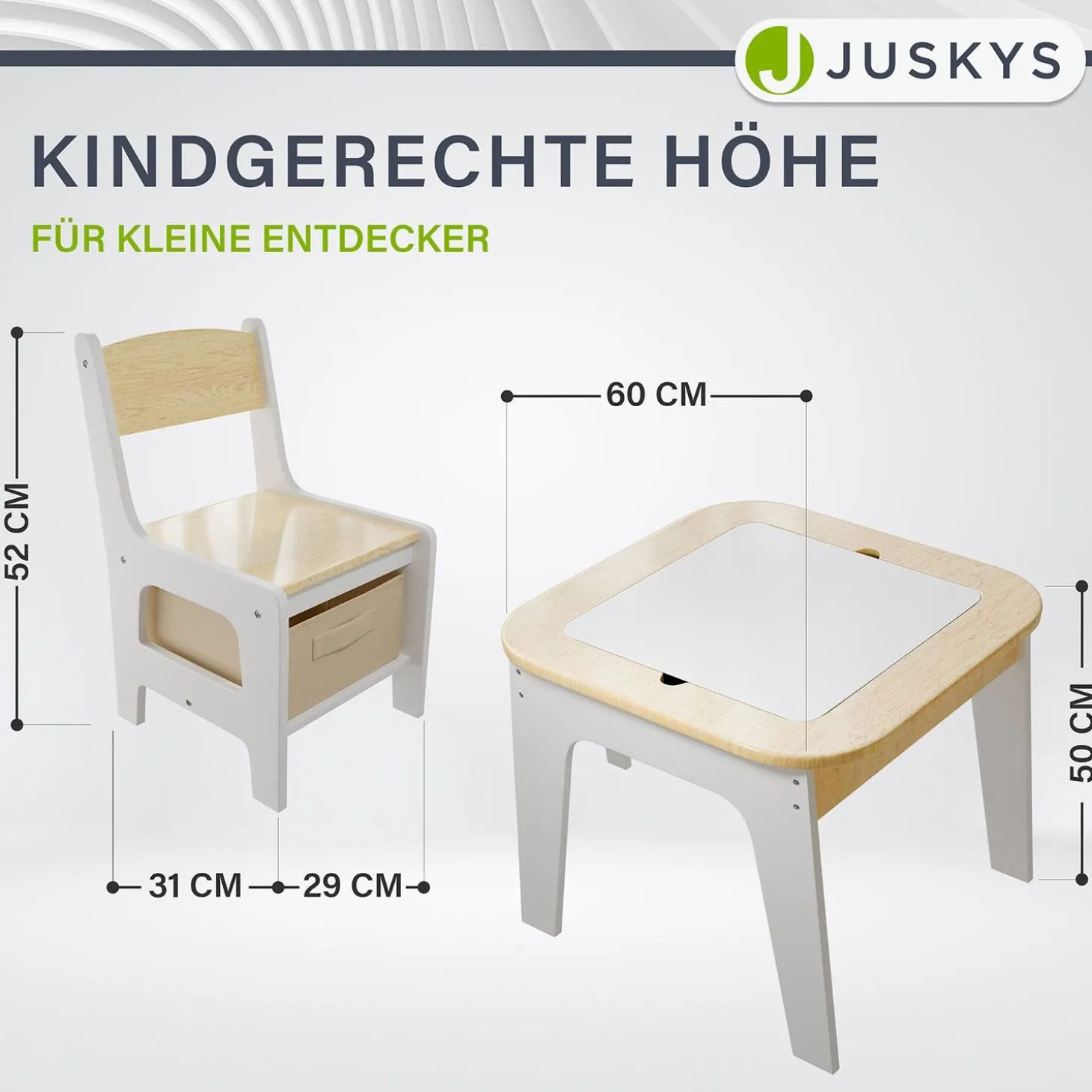 Spieltisch mit zwei Stühlen Milou
