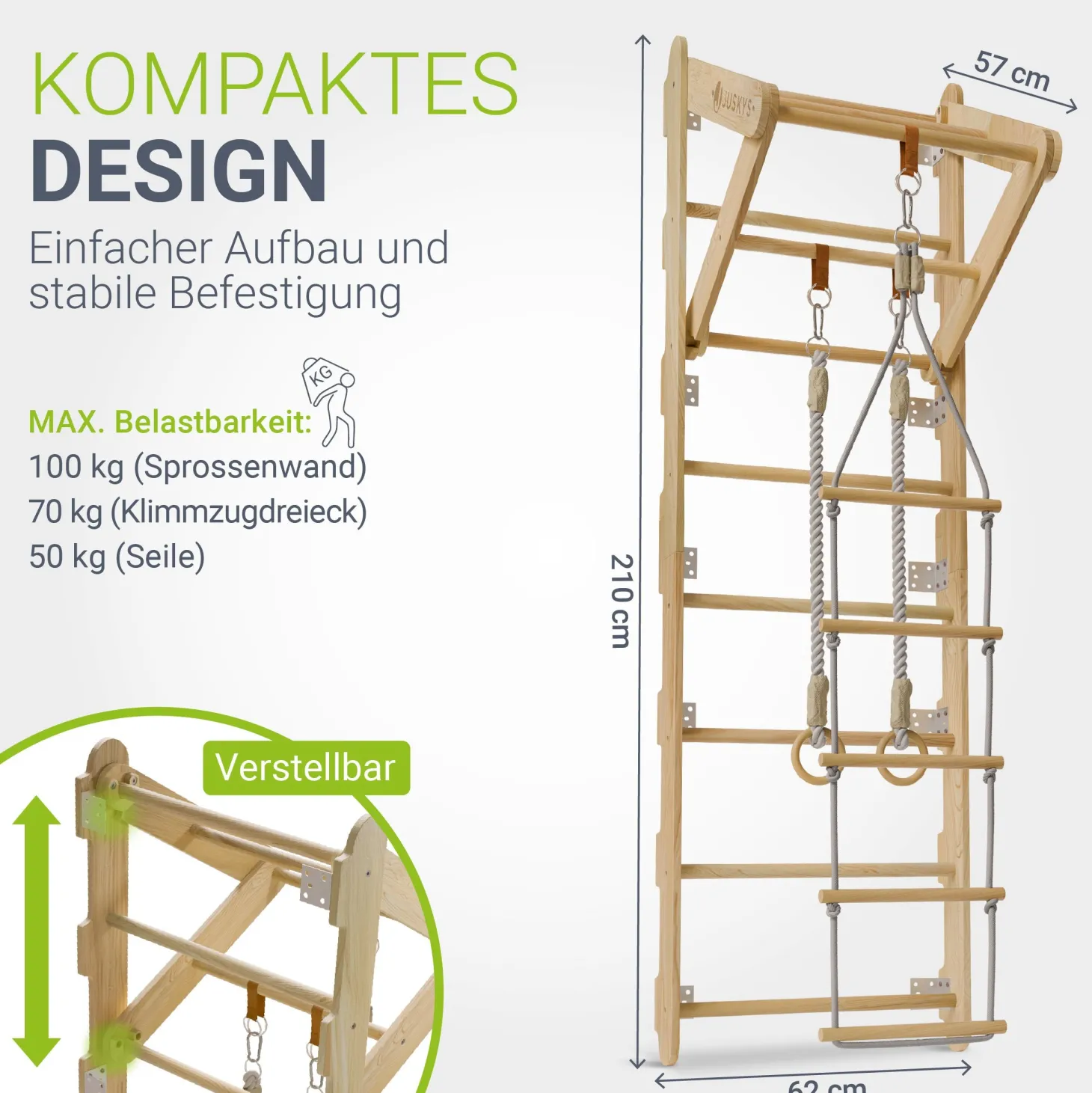 Sprossenwand für Kinder