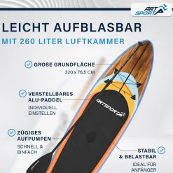 Stand Up Paddling Board - Komplett Set