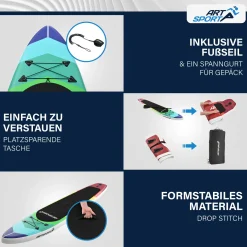 Stand Up Paddling Board - Komplett Set