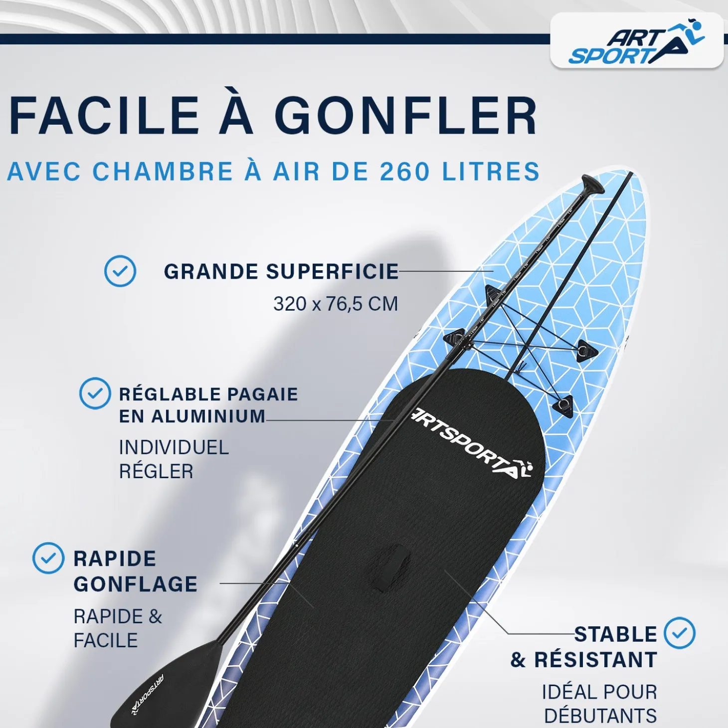 Stand Up Paddling Board - Komplett Set