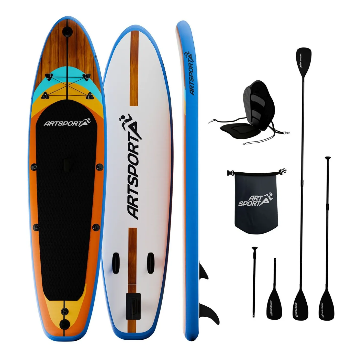 Stand Up Paddling Board mit Kajaksitz