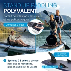 Stand Up Paddling Board mit Kajaksitz