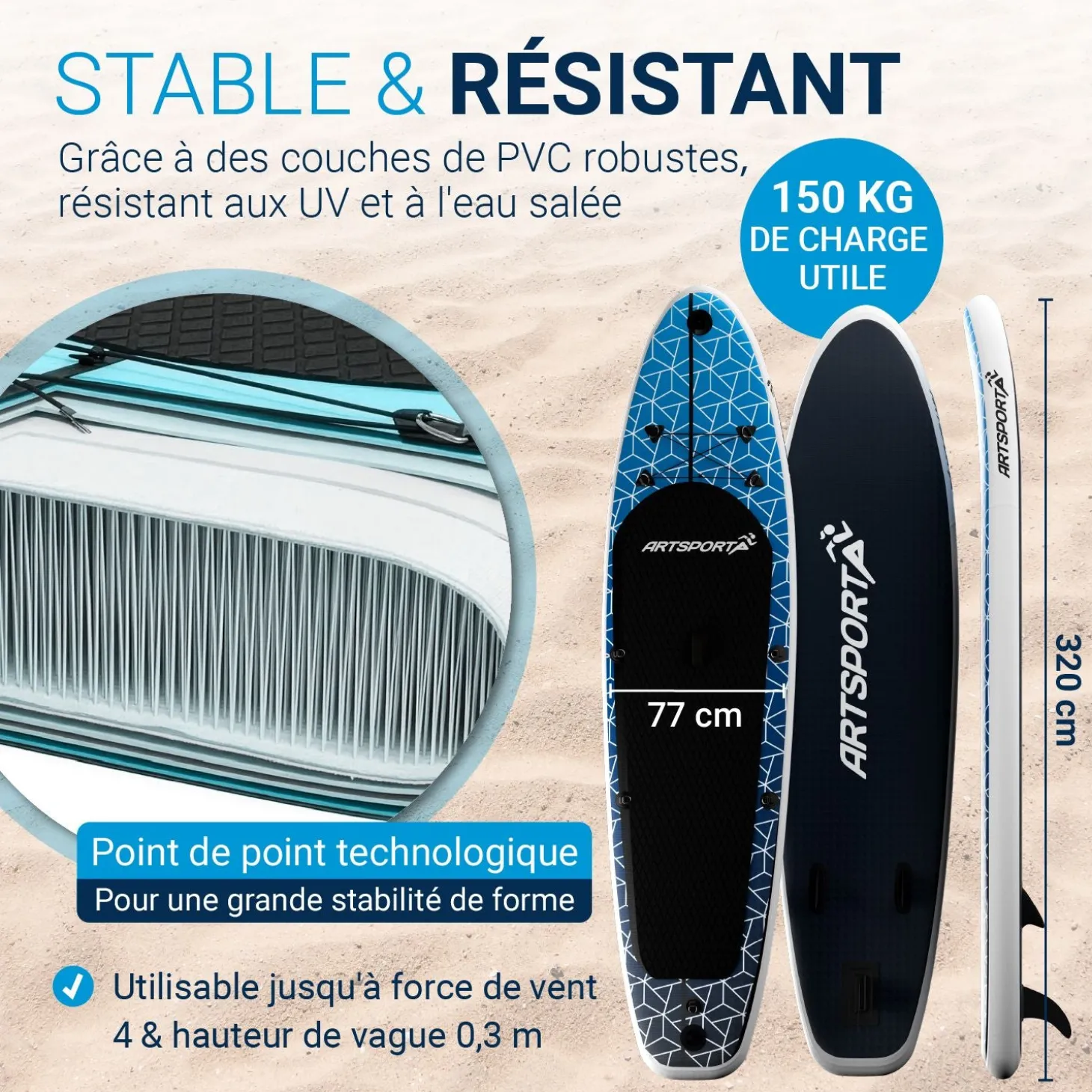 Stand Up Paddling Board mit Kajaksitz