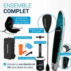 Stand Up Paddling Board mit Kajaksitz