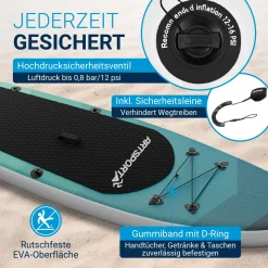 Stand Up Paddling Board mit Kajaksitz