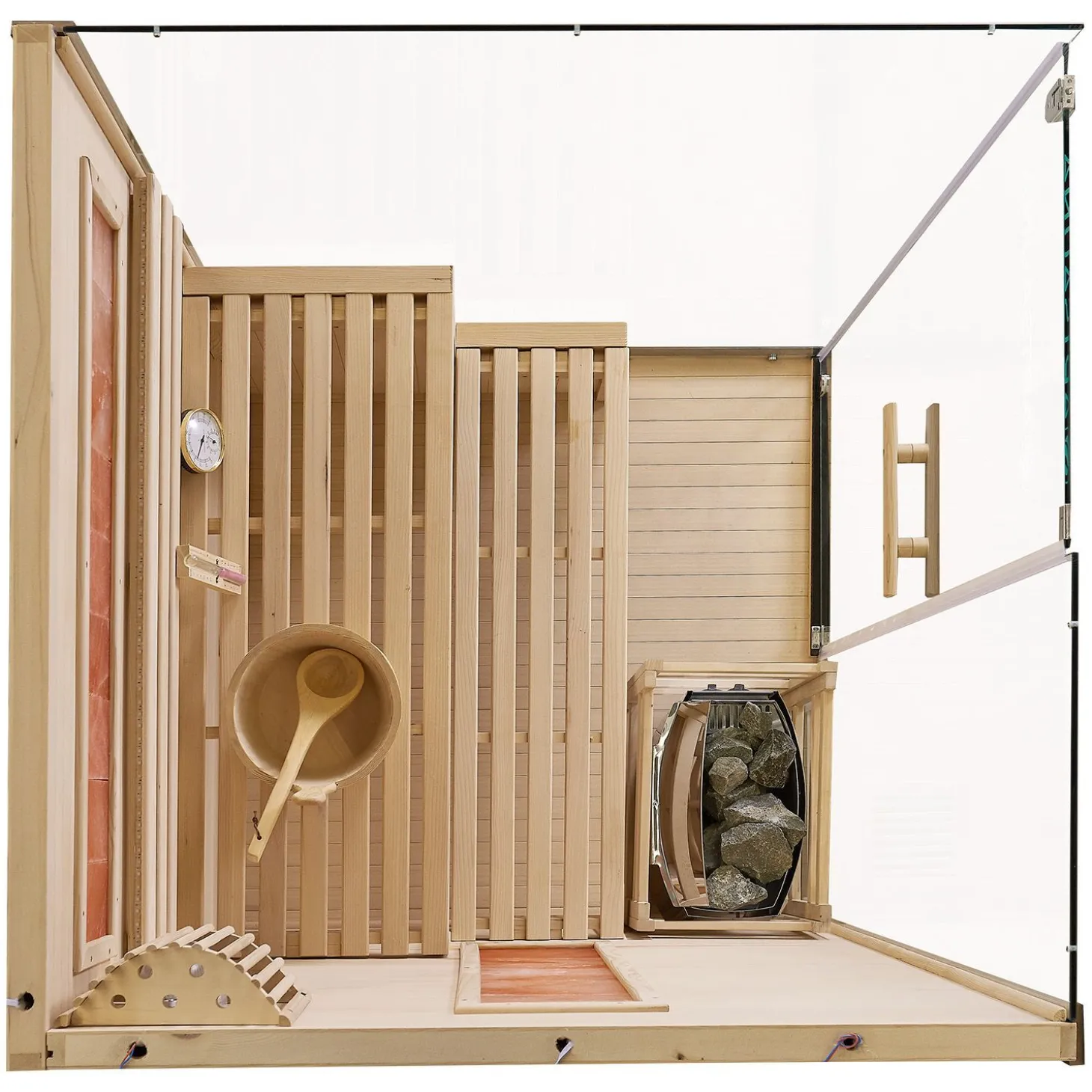 Traditionelle Sauna Vantaa - Schwarz