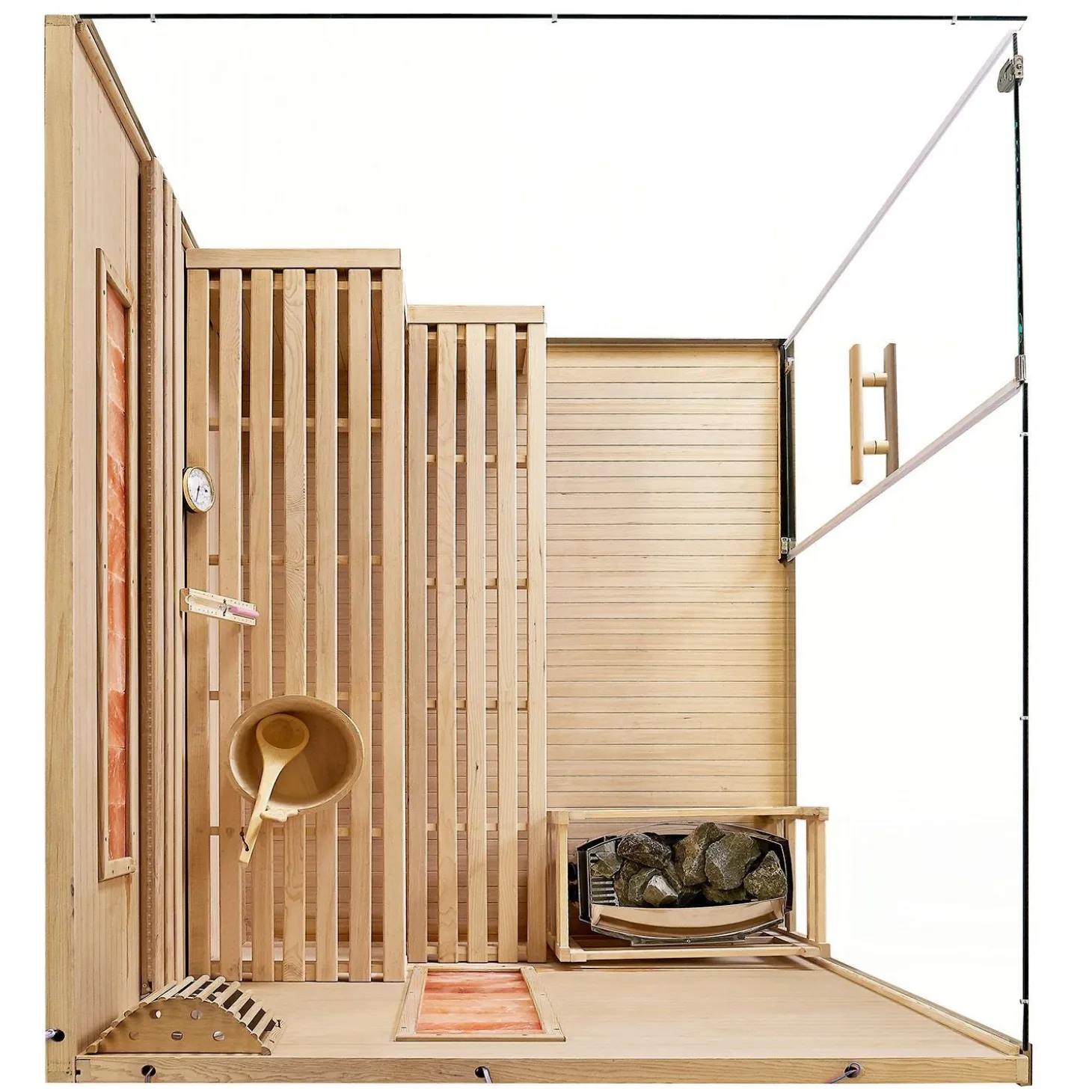 Traditionelle Sauna Vantaa - Schwarz