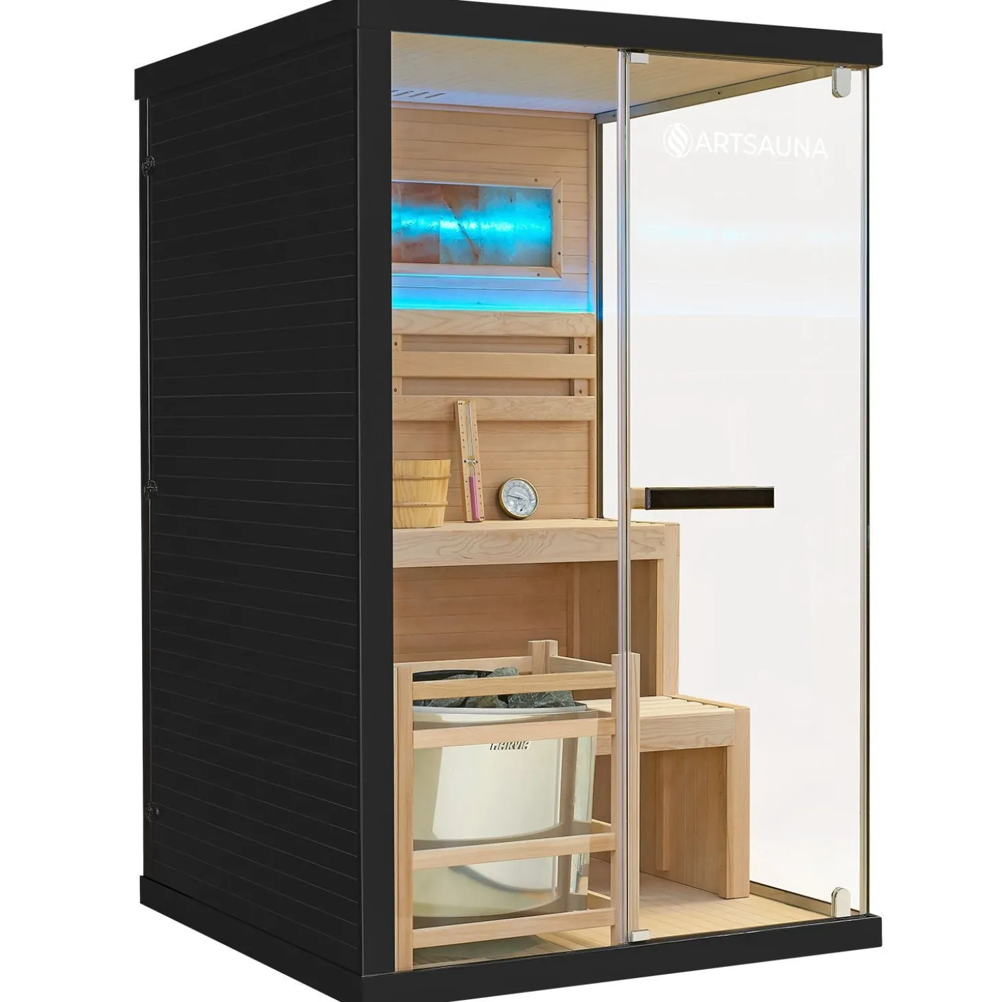 Traditionelle Sauna Vantaa - Schwarz