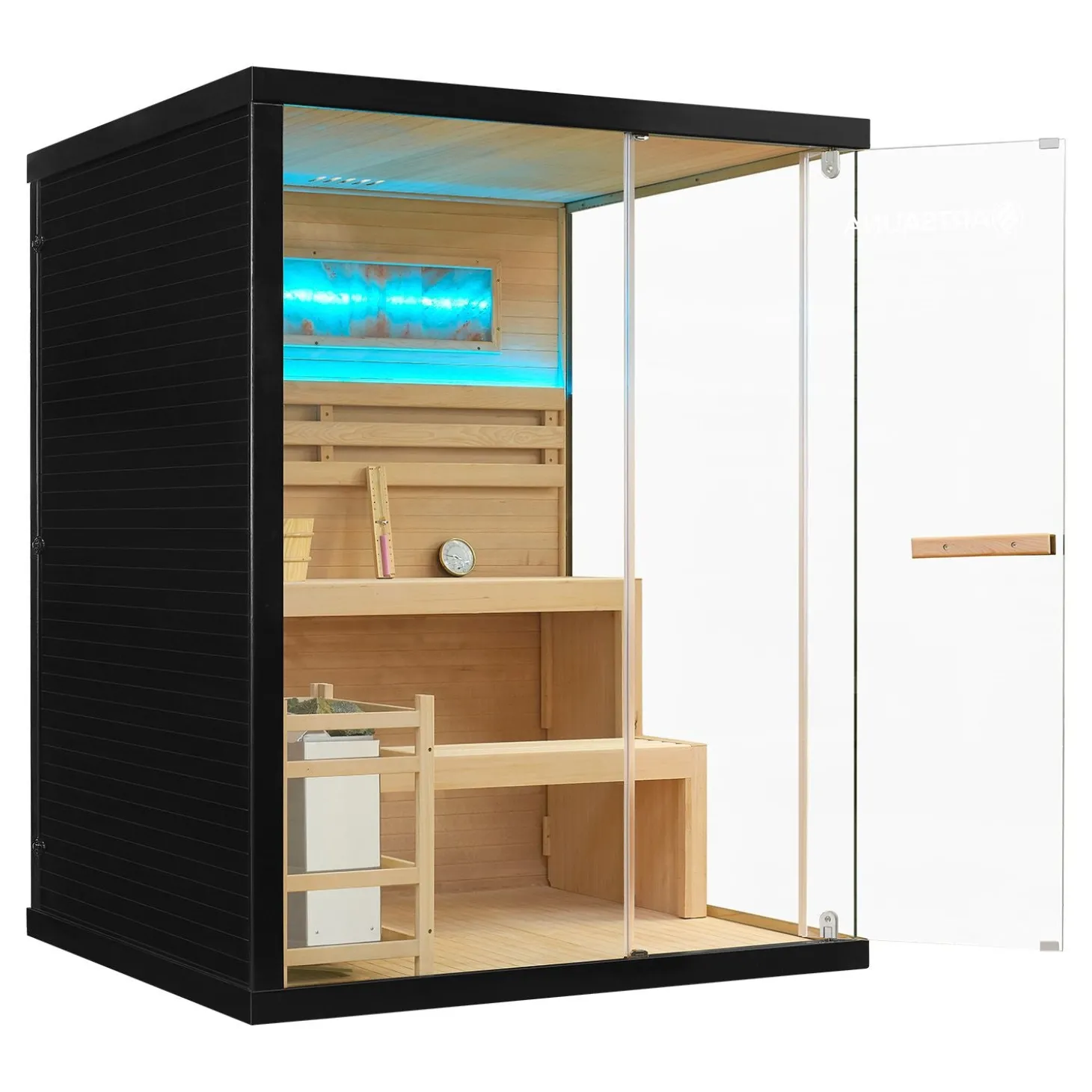 Traditionelle Sauna Vantaa - Schwarz