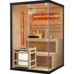 Traditionelle Sauna Vantaa - Schwarz