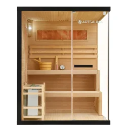 Traditionelle Sauna Vantaa - Schwarz
