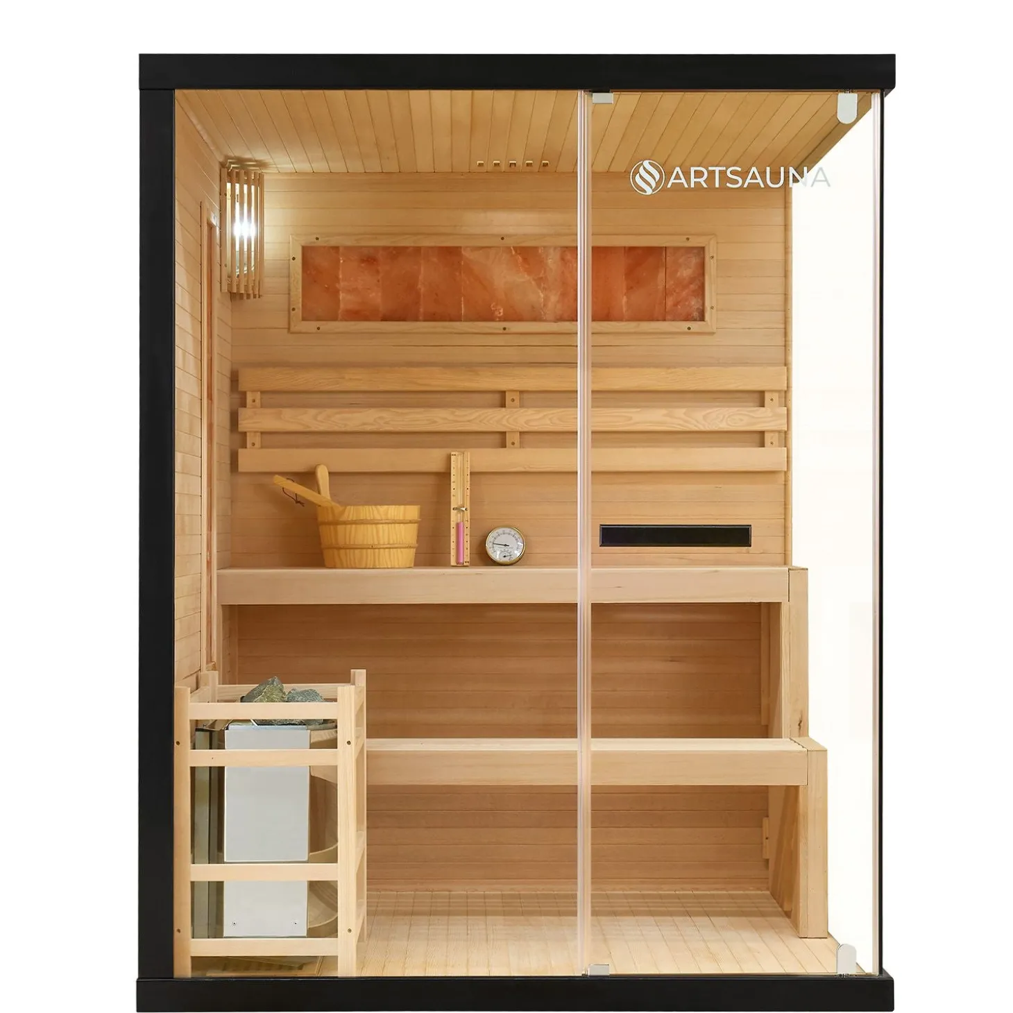 Traditionelle Sauna Vantaa - Schwarz