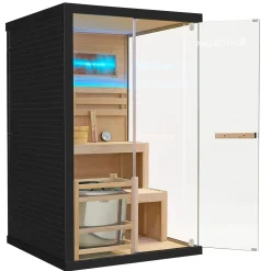 Traditionelle Sauna Vantaa - Schwarz