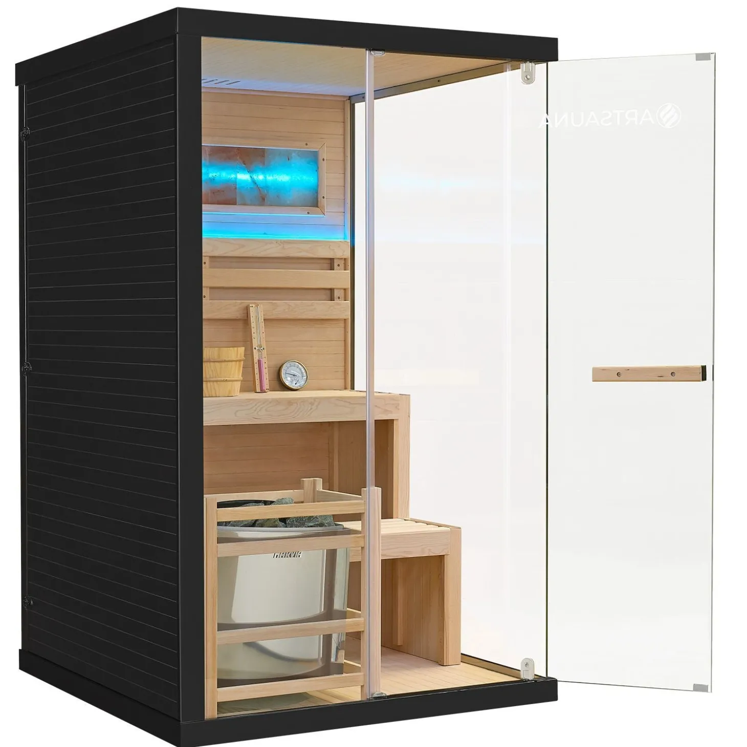 Traditionelle Sauna Vantaa - Schwarz