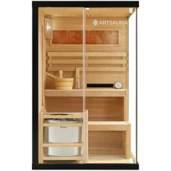 Traditionelle Sauna Vantaa - Schwarz