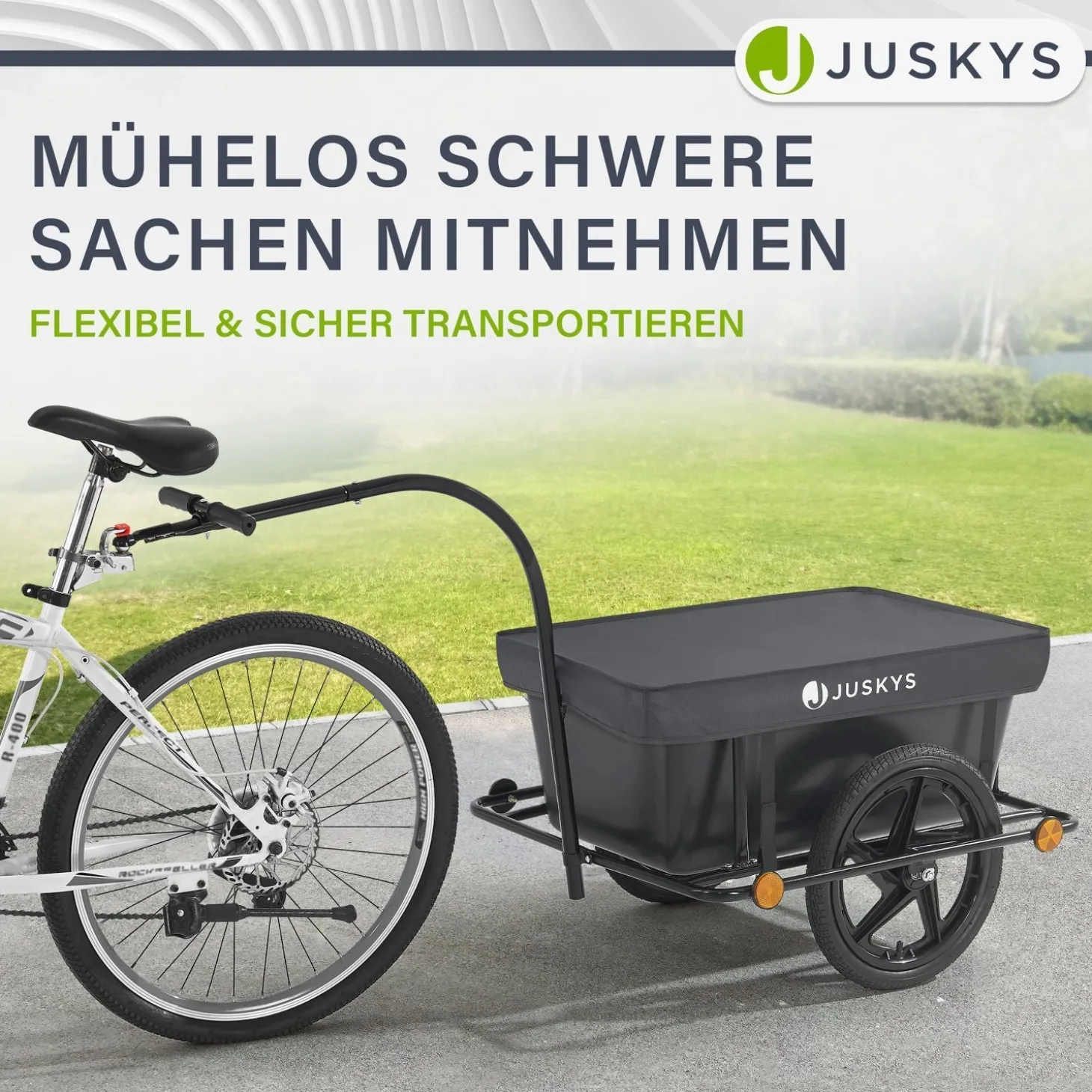 Transportanhänger / Fahrradanhänger 90 Liter