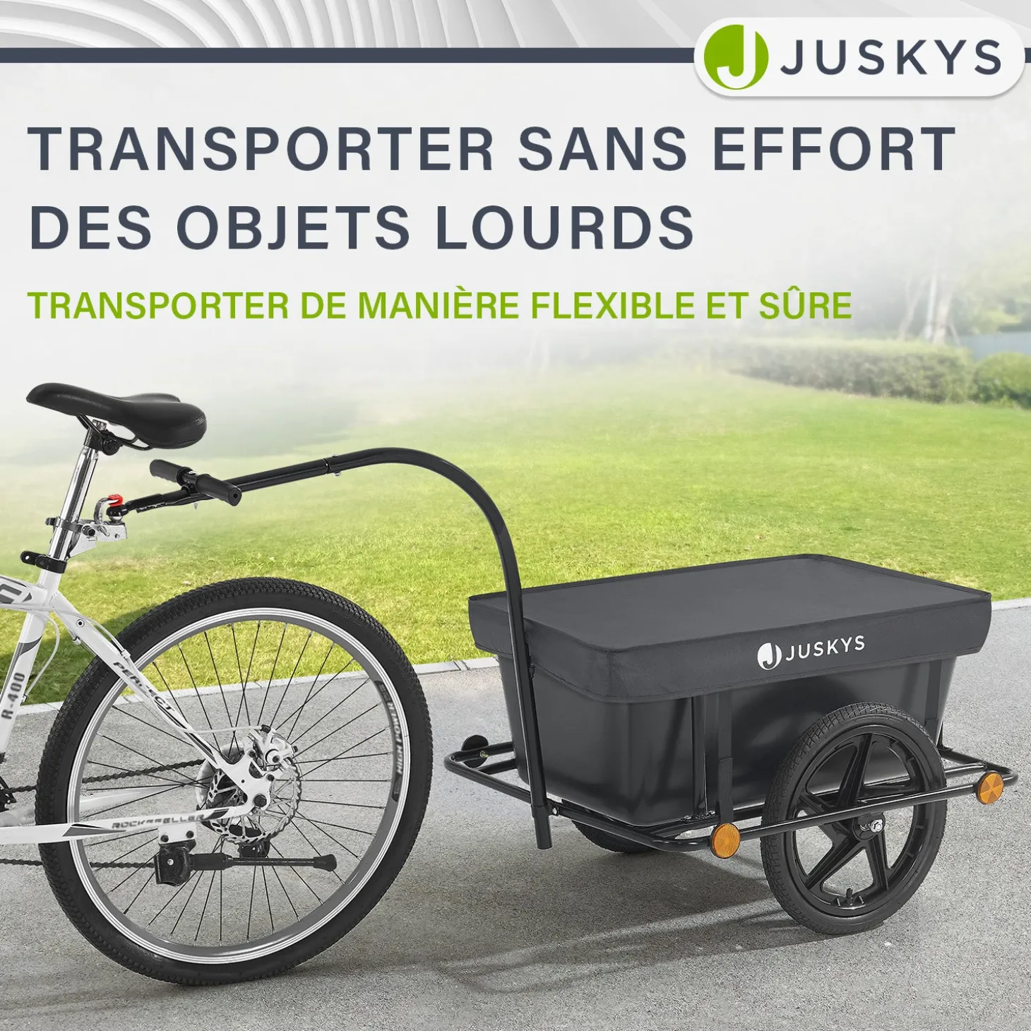 Transportanhänger / Fahrradanhänger 90 Liter