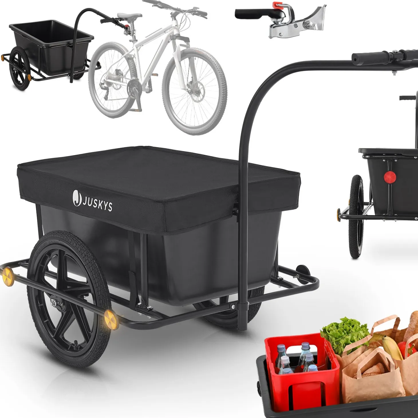 Transportanhänger / Fahrradanhänger 90 Liter