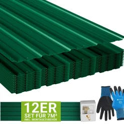 Trapezblech fürs Dach aus Stahl