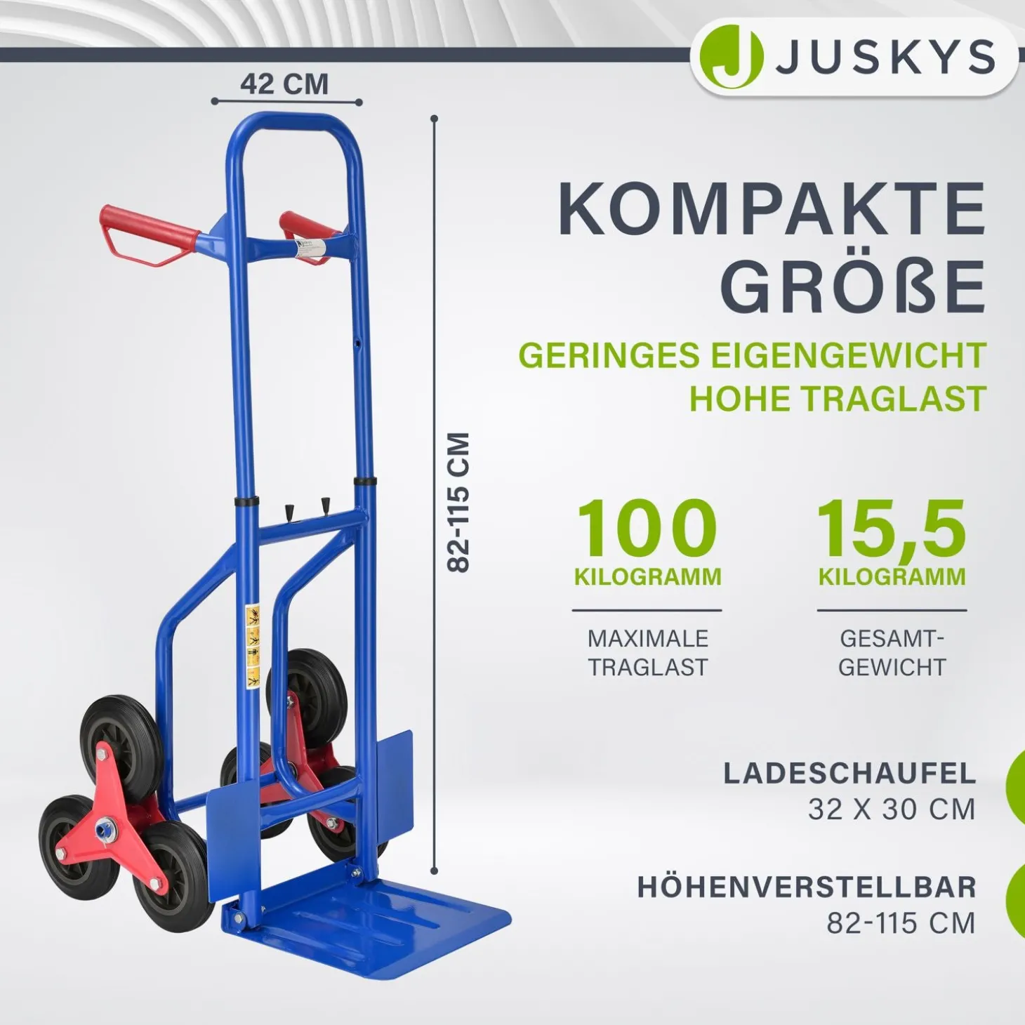 Treppensackkarre bis max. 100 kg