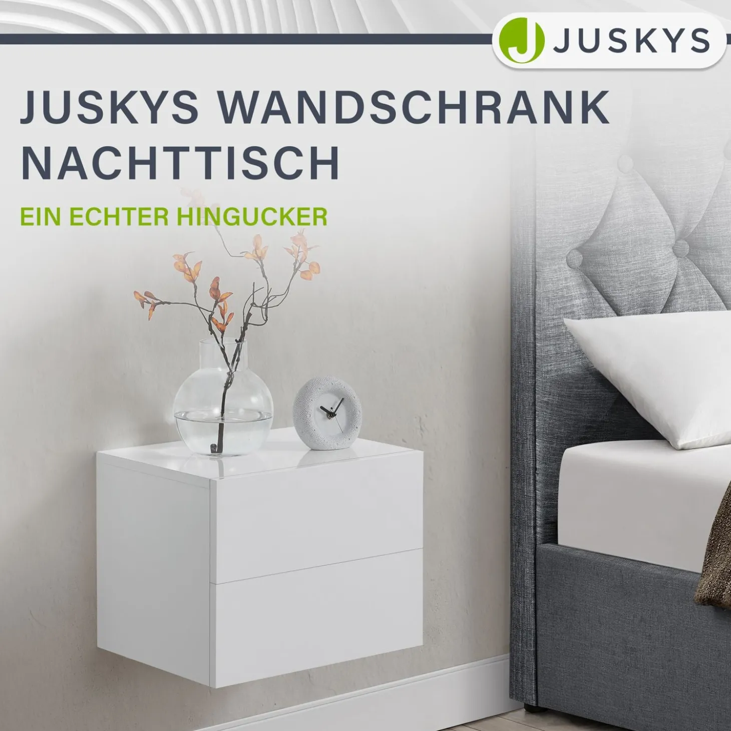 Wandschrank Nachttisch hängend
