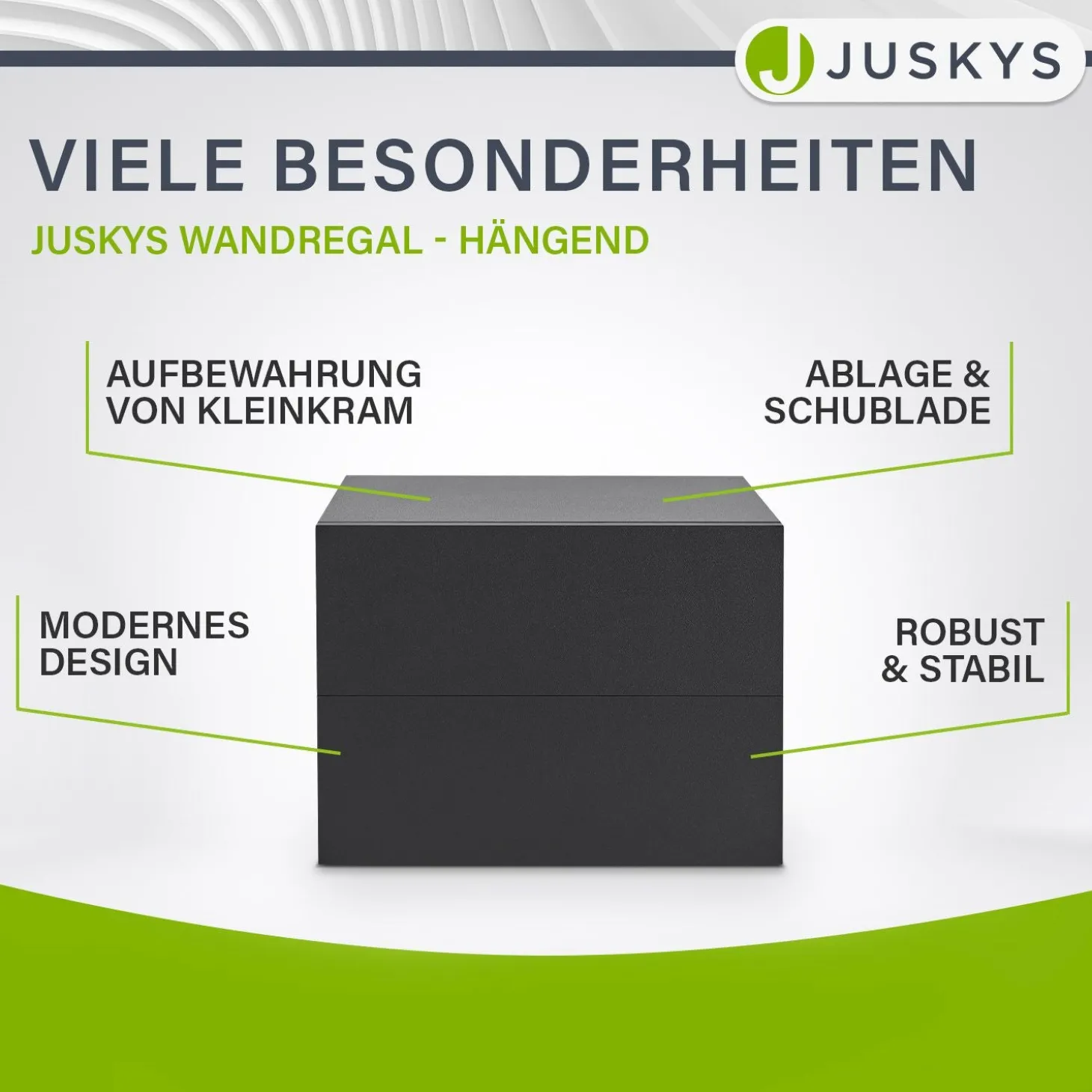 Wandschrank Nachttisch hängend