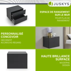 Wandschrank Nachttisch hängend