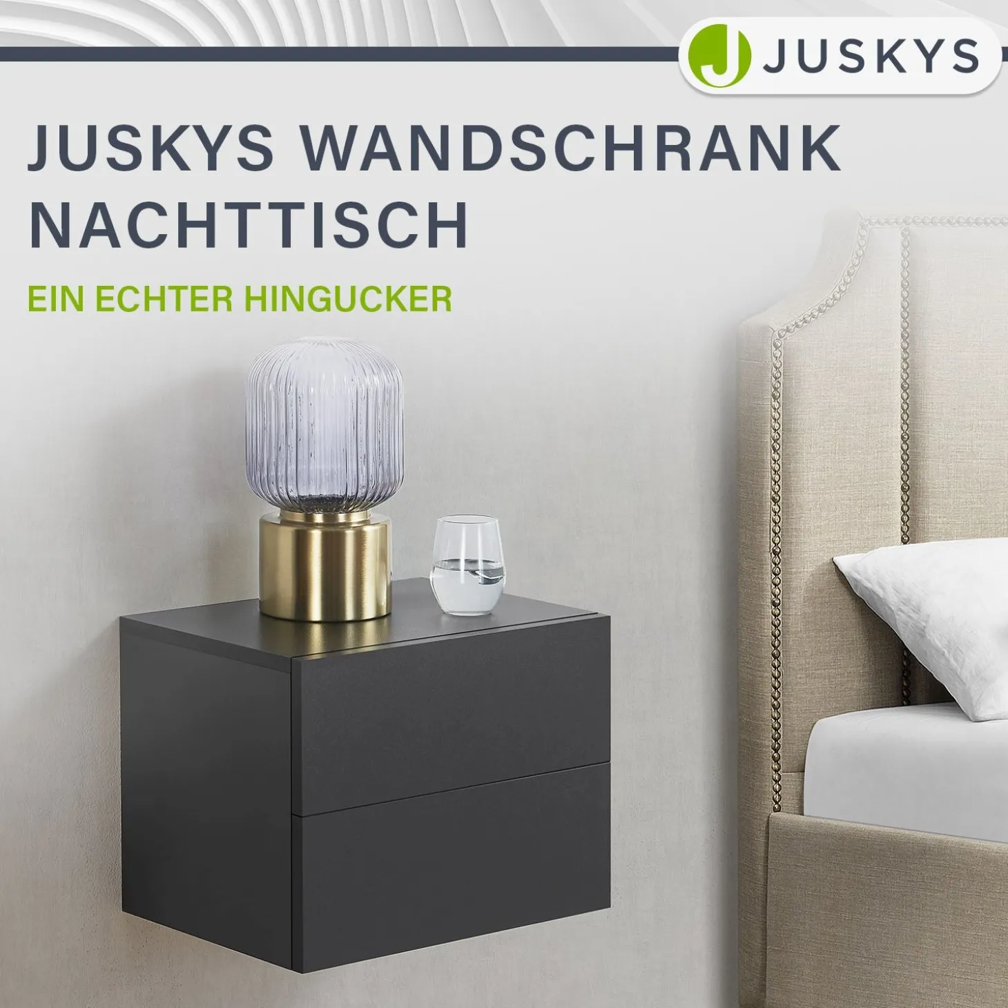 Wandschrank Nachttisch hängend