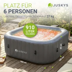 Whirlpool aufblasbar für 4-6 Personen